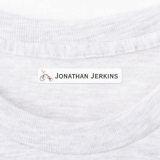 Tricycle of IJzer on Logo Labels (Aangebracht)