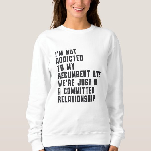 Tricycle Triker Recumbent Bike Trike  Retro Trui (Voorkant)