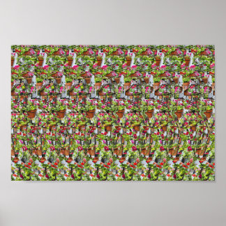 Tricycle - Verborgen 3D-afdrukken Poster