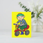 Tricycle voor bootsen briefkaart (Staand voorkant)