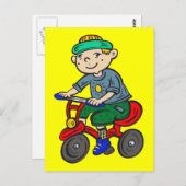 Tricycle voor bootsen briefkaart (Voorkant / Achterkant)