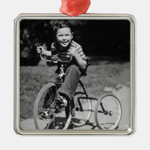 Tricycle voor bootsen metalen ornament