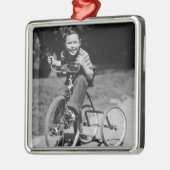 Tricycle voor bootsen metalen ornament (Links)