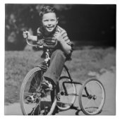 Tricycle voor bootsen tegeltje (Voorkant)