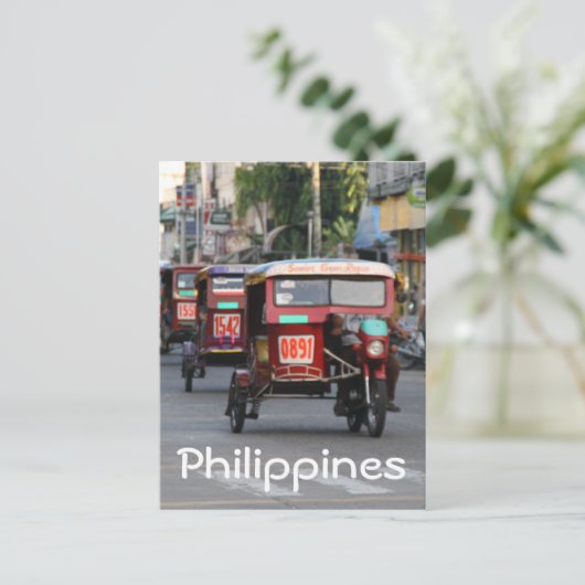 Tricycli Briefkaart (Staand voorkant)