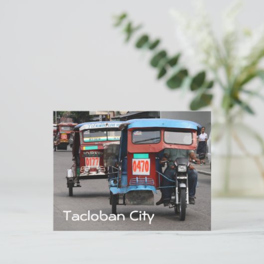 Tricycli Briefkaart (Staand voorkant)