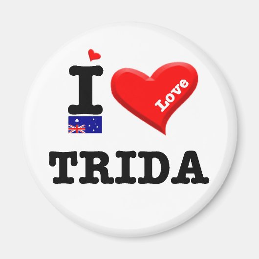 TRIDA - I Love Magneet (Voorkant)