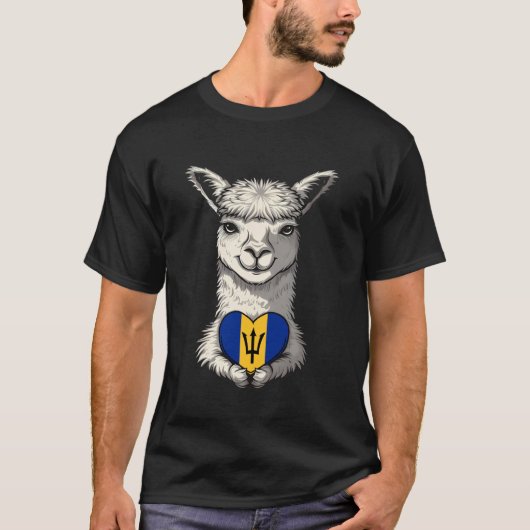 Trident Barbados Alpaca Bajan Roots Bajan Pride He T-shirt (Voorkant)