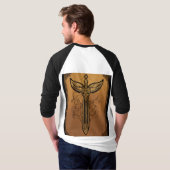 Trident een ontwerp t-shirt (Achterkant volledig)