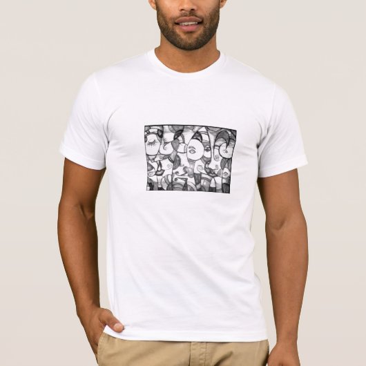 "Trident" Mannen T-Shirt (Voorkant)