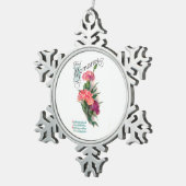 Tried en True Friend Tin Sneeuwvlok Ornament (Rechts)