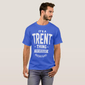 Trient - Gepersonaliseerde naam Birthday Gift T-shirt (Voorkant volledig)