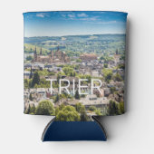 Trier Cityscape Panorama Moselle Germany Souvenir Blikjeskoeler (Voorkant)
