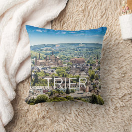 Trier Cityscape Panorama Moselle Germany Souvenir Kussen