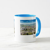 Trier Cityscape Panorama Moselle Germany Souvenir Mok (Voorkant rechts)
