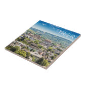 Trier Cityscape Panorama Moselle Germany Souvenir Tegeltje (Zijkant)