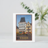 Trier - Hauptmarkt Stone Cross Briefkaart (Staand voorkant)