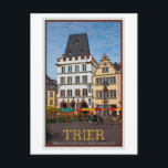 Trier - Hauptmarkt Stone Cross Briefkaart<br><div class="desc">Stone Cross Monument in Market Square in Trier,  Duitsland</div>