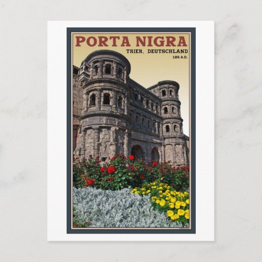 Trier - Porta Nigra Briefkaart (Voorkant)