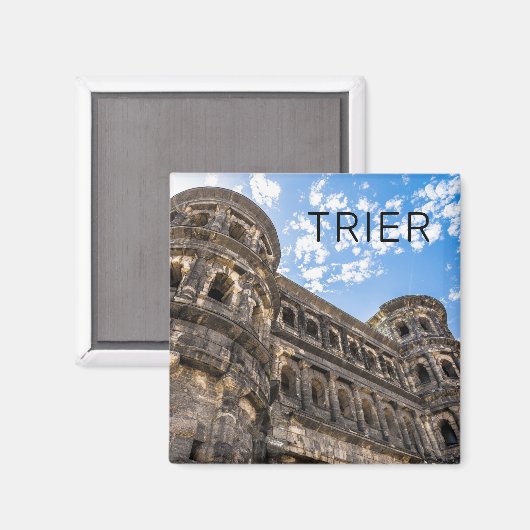 Trier Porta Nigra Rijnland-Palts Duitsland Magneet (Voorkant / Achterkant)