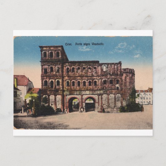 Trier Porta Nigra Westseite Briefkaart (Voorkant)
