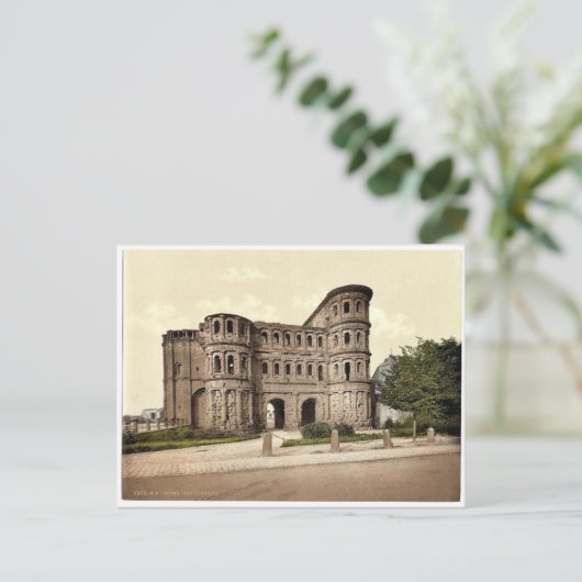 Trier (Treves), Porta Nigra (Black Gate), Moselle Briefkaart (Staand voorkant)
