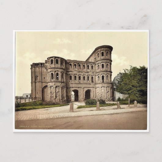 Trier (Treves), Porta Nigra (Black Gate), Moselle Briefkaart (Voorkant)
