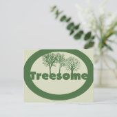 triest briefkaart (Staand voorkant)