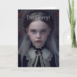 TRIEST GEZICHT SORRY KAART VOOR IEDEREEN