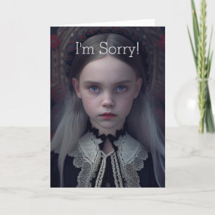 TRIEST GEZICHT SORRY KAART VOOR IEDEREEN