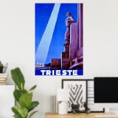 Triëst ~  Italiaans reizen Poster (Thuiskantoor)
