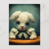 triest konijn briefkaart (Voorkant)