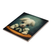 triest konijn tegeltje (Zijkant)