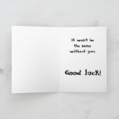 Triest voor ons, goed voor jou! kaart (Binnen)