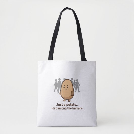 Trieste aardappel en de verstrooide massa tote bag (Voorkant)