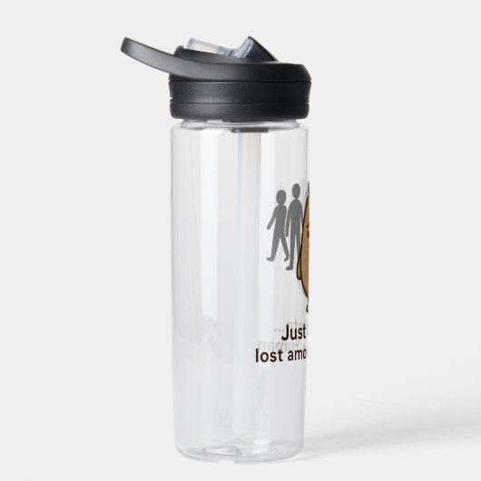 Trieste aardappel en de verstrooide massa waterfles (Rechts)