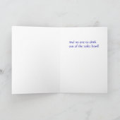 Trieste Basset Hound Grappige hond Sympathie Verli Kaart (Binnen)