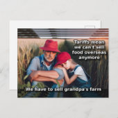 Trieste boeren - Tarieven - Verkoop van het boerde Briefkaart (Voorkant / Achterkant)