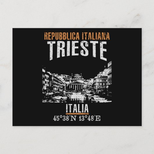 Trieste Briefkaart (Voorkant)