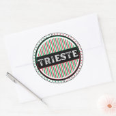 Trieste City Pride Emblem – Italian Identity Ronde Sticker (Envelop)