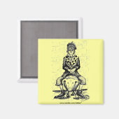 Trieste clown magneet (Voorkant / Achterkant)