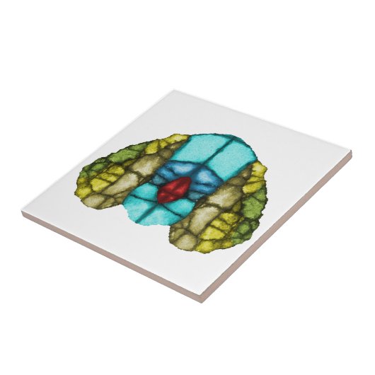 trieste clown tegeltje (Zijkant)