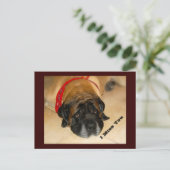 Trieste Engels Mastiff Dog Ik mis je Briefkaart (Staand voorkant)