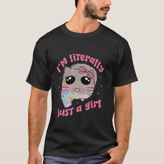 Trieste hamster meme is letterlijk gewoon een meis t-shirt (Voorkant)
