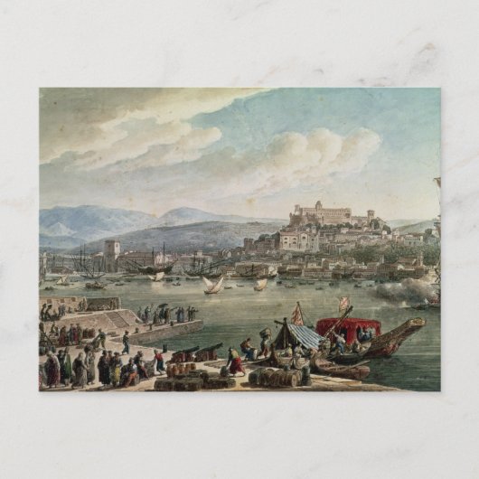 Trieste Harbour, 1802 Briefkaart (Voorkant)
