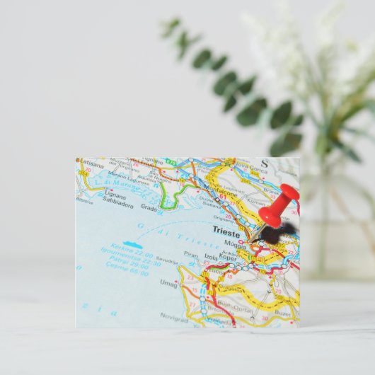 Trieste, Italië Briefkaart (Staand voorkant)