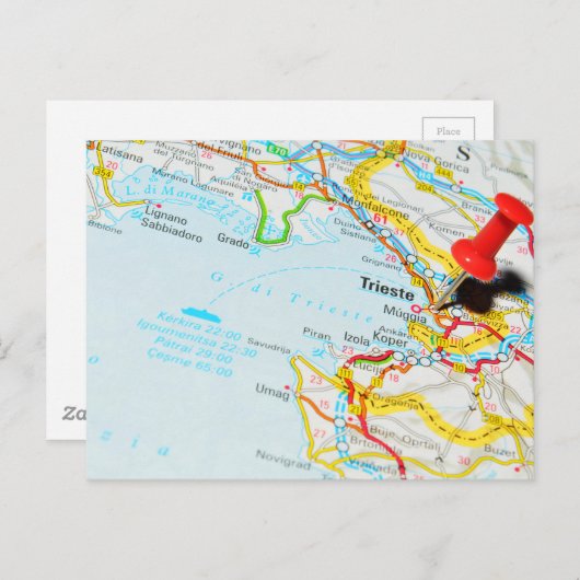 Trieste, Italië Briefkaart (Voorkant / Achterkant)