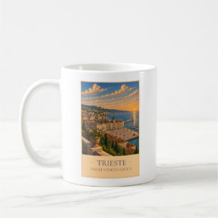 Trieste, Italië – Reis mok – vintage uitstraling