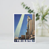 Trieste Italy vintage-reis Briefkaart (Staand voorkant)