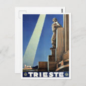 Trieste Italy vintage-reis Briefkaart (Voorkant / Achterkant)